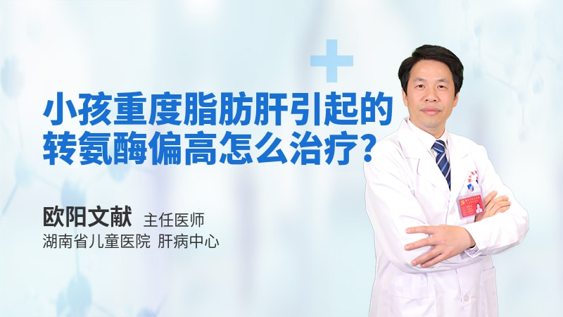 小孩重度脂肪肝引起的转氨酶偏高怎么治疗