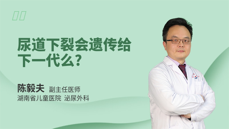 尿道下裂会遗传给下一代么